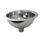 Nantucket Sinks 13 Inch Hand Hammered Stailess Steel Round Undermount Bathroom Sink With Overflow ROS-OF - alternate 2